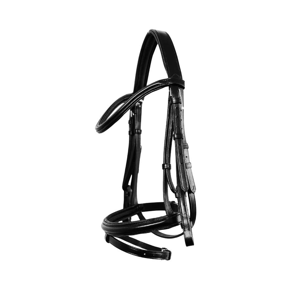 Van-Jan Elegance Classic Bridle with Padded Crank Noseband