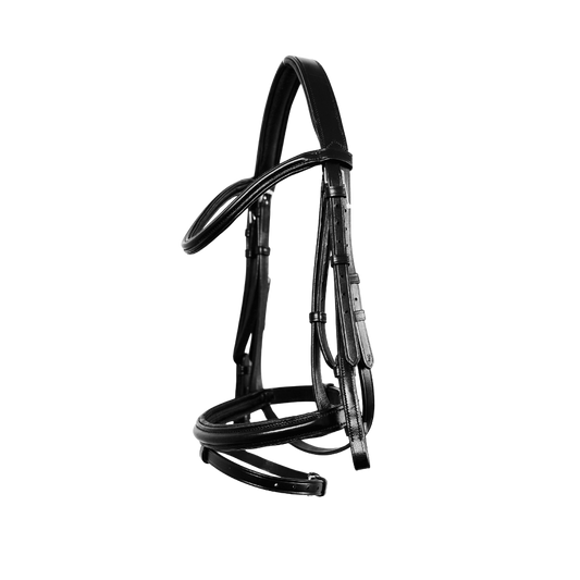 Van-Jan Elegance Classic Bridle with Padded Crank Noseband