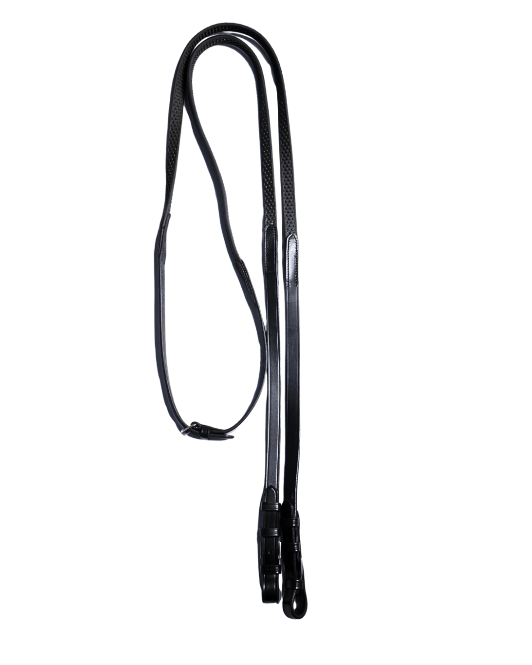 Van-Jan Premium Rubber-Grip Training Reins with Leather Ends