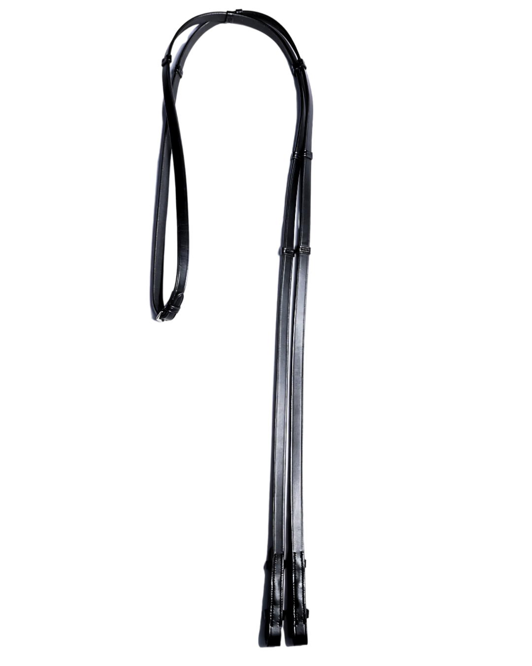Van-Jan Premium Leather Dressage Reins with Integrated Hand Stops